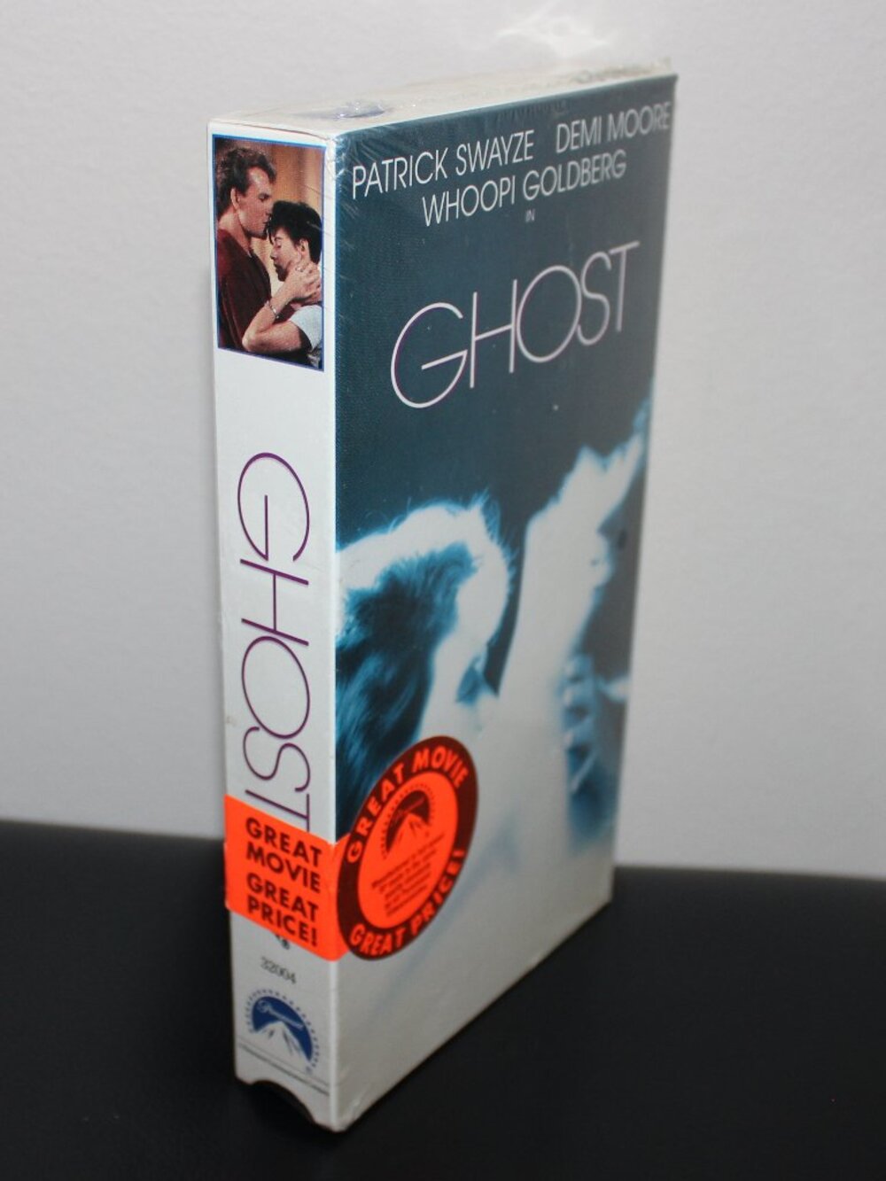 3/$55❤️new GHOST 1990 VHS Watermarked Patrick Swayze Demi Moore Whoopi Goldberg